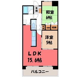 三向ハイツ元今泉の物件間取画像